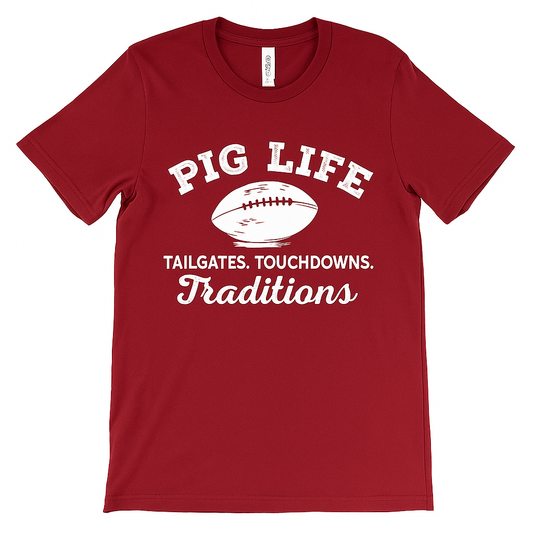 PigLife "Traditions" - Red (Short Sleeve)