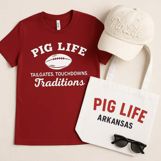 PigLife "Traditions" - Red (Short Sleeve)