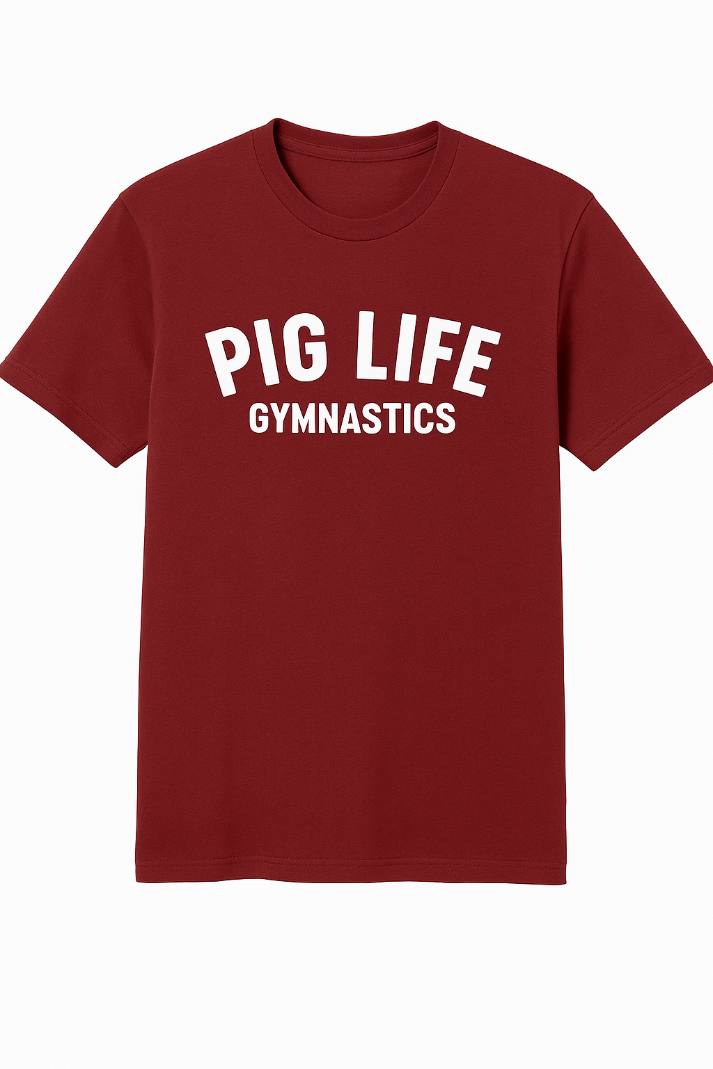 PigLife - Gymnastics Tee (Cardinal Red)