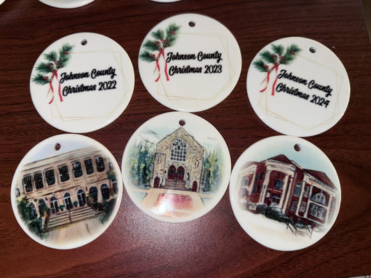 Johnson County Christmas Ornaments (Custom Order Only)