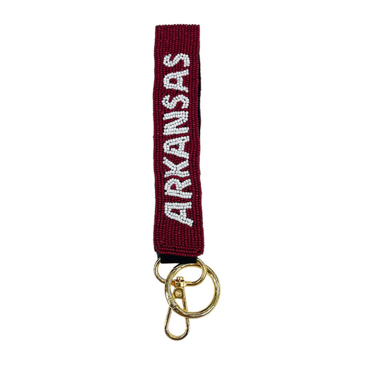 Arkansas Beaded key chain