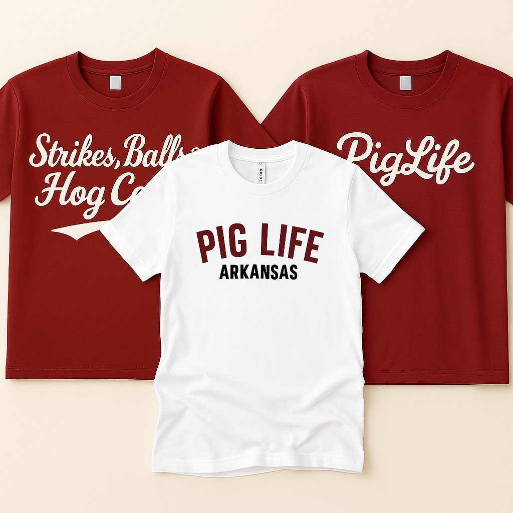 Shop Pig Life Arkansas Apparel